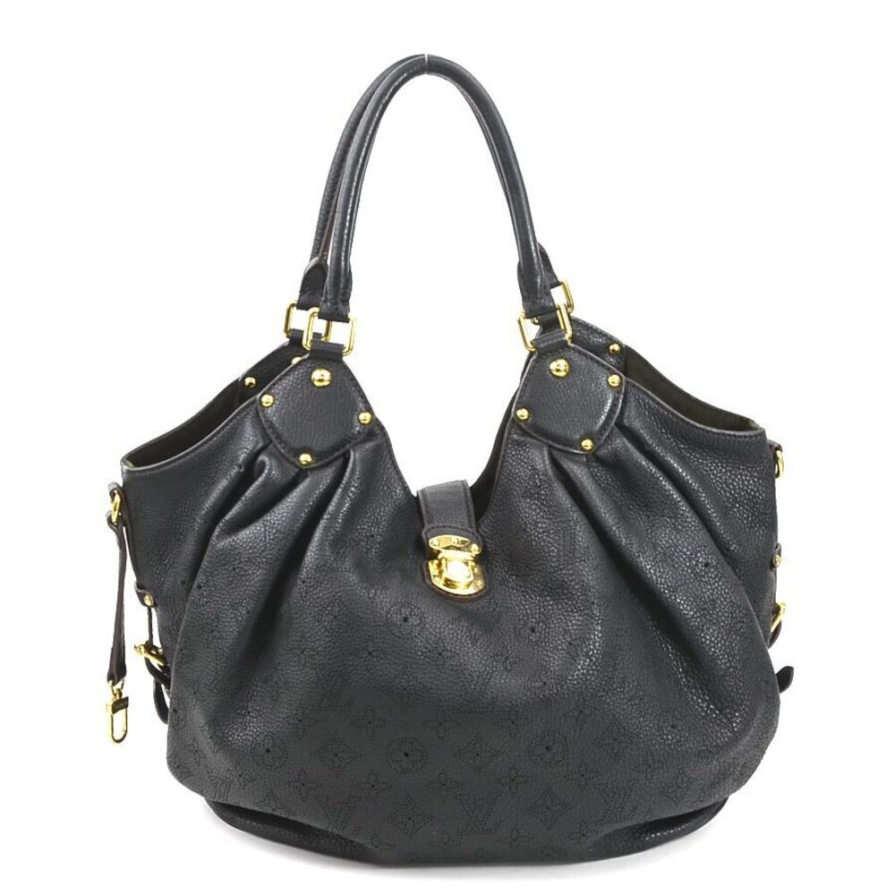 Louis Vuitton Shoulder Bag Monogram Mahina El Black